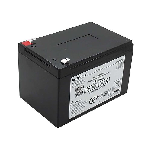 ULTRA MAX Li12-12 LiFePO4 Akku 12V 12Ah ULTRA MAX Li12-12 LiFePO4 Akku 12V 12Ah