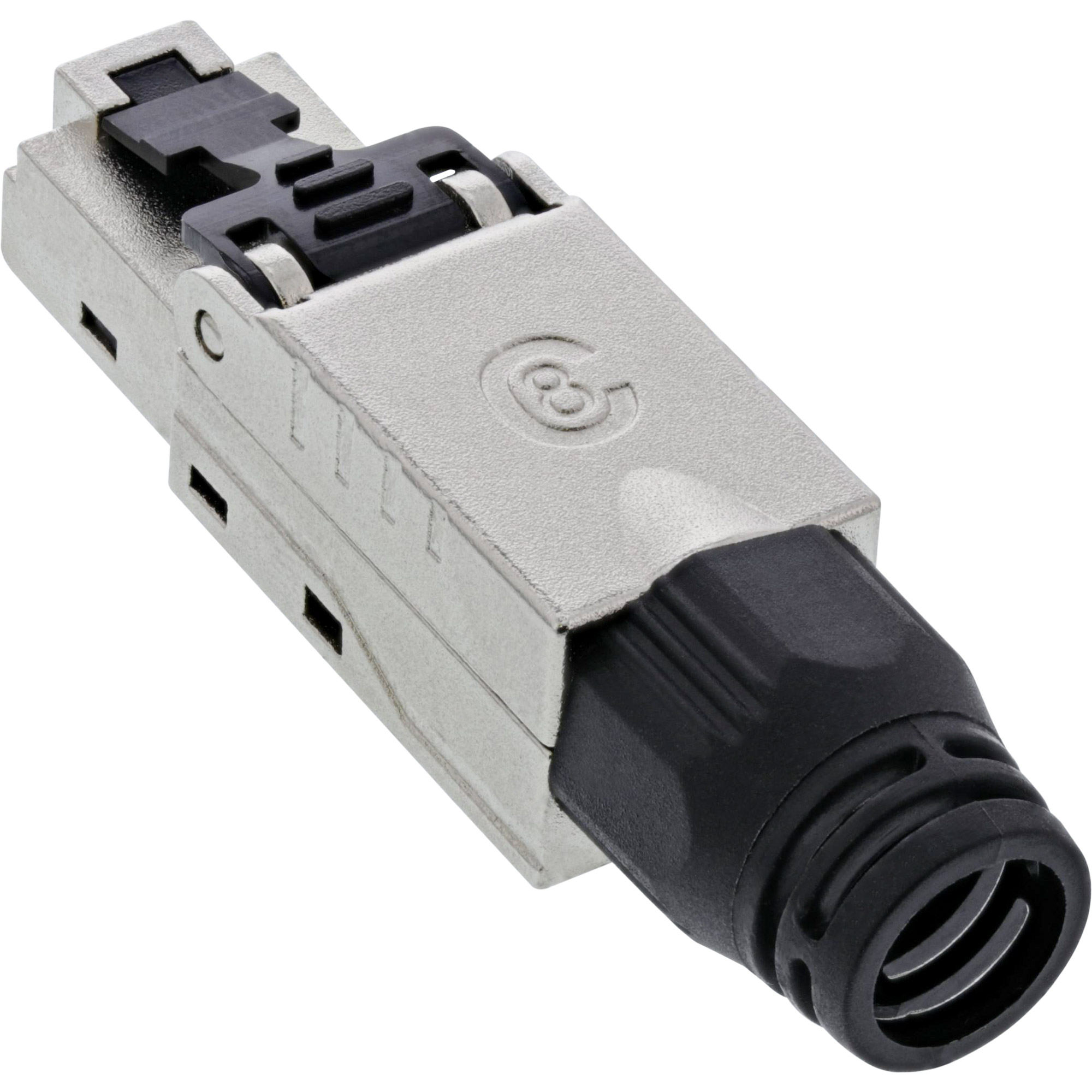 Inline® RJ45 Stecker Cat.8.1 2000MHz, feldkonfektionierbar, geschirmt, Schraubv.