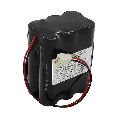 Messgeräteakku NiMH 7,2V 3600mAh ersetzt Mettler Toledo GP380AFH6YMXZ Messgeräteakku NiMH 7,2V 3600mAh ersetzt Mettler Toledo GP380AFH6YMXZ