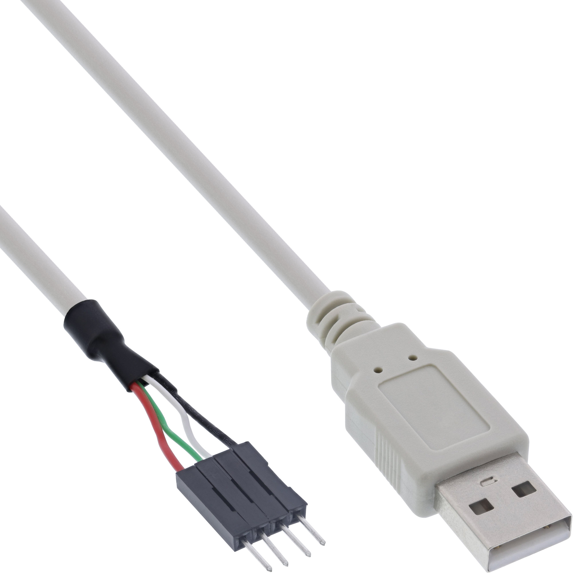 Inline® USB 2.0 Adapterkabel, Buchse A auf Pfostenanschluss, 0,40m