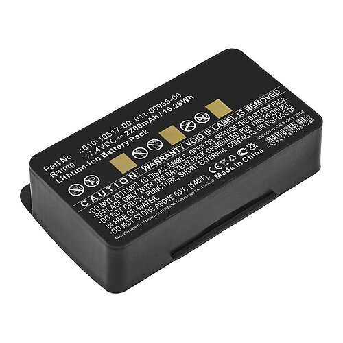 PDA-Akku LiIon 7,4V 2200mAh ersetzt Garmin 010-10517-00 PDA-Akku LiIon 7,4V 2200mAh ersetzt Garmin 010-10517-00