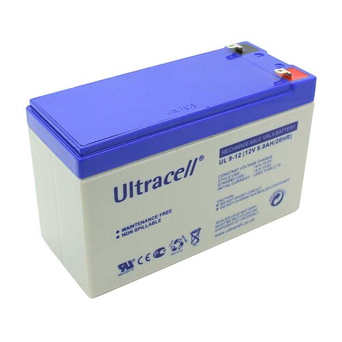Ultracell UL9-12 12V 9Ah 6,3mm Faston
