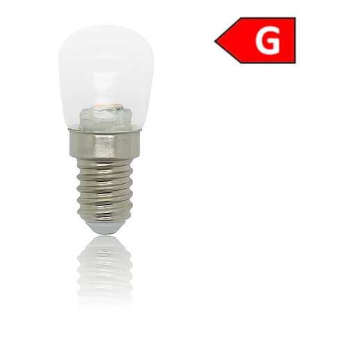 BP LED Birnenlampe E14 2W warm weiß klar