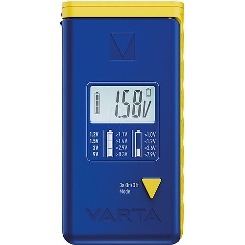 Varta LCD Batterietester 893 für Batterien & Knofzellen Varta LCD Batterietester 893 für Batterien & Knofzellen