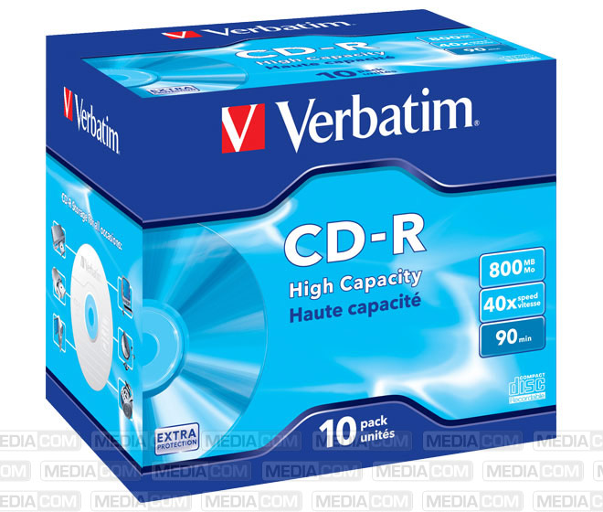 CD-R 90Min/800MB/40x Jewelcase (10 Disc)