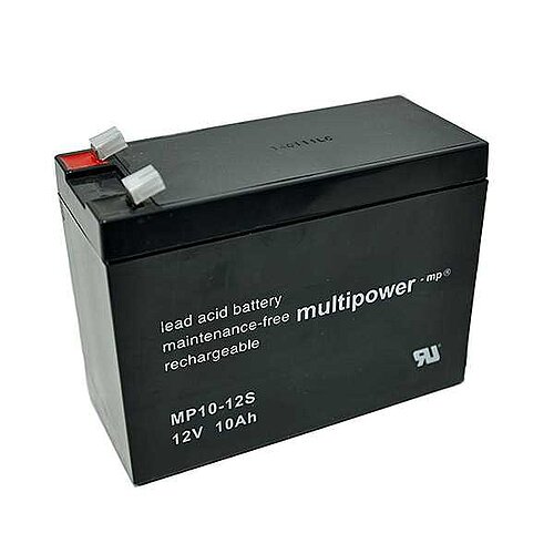 Multipower MP10-12S AGM 12 V 10 Ah - 4,8mm Faston