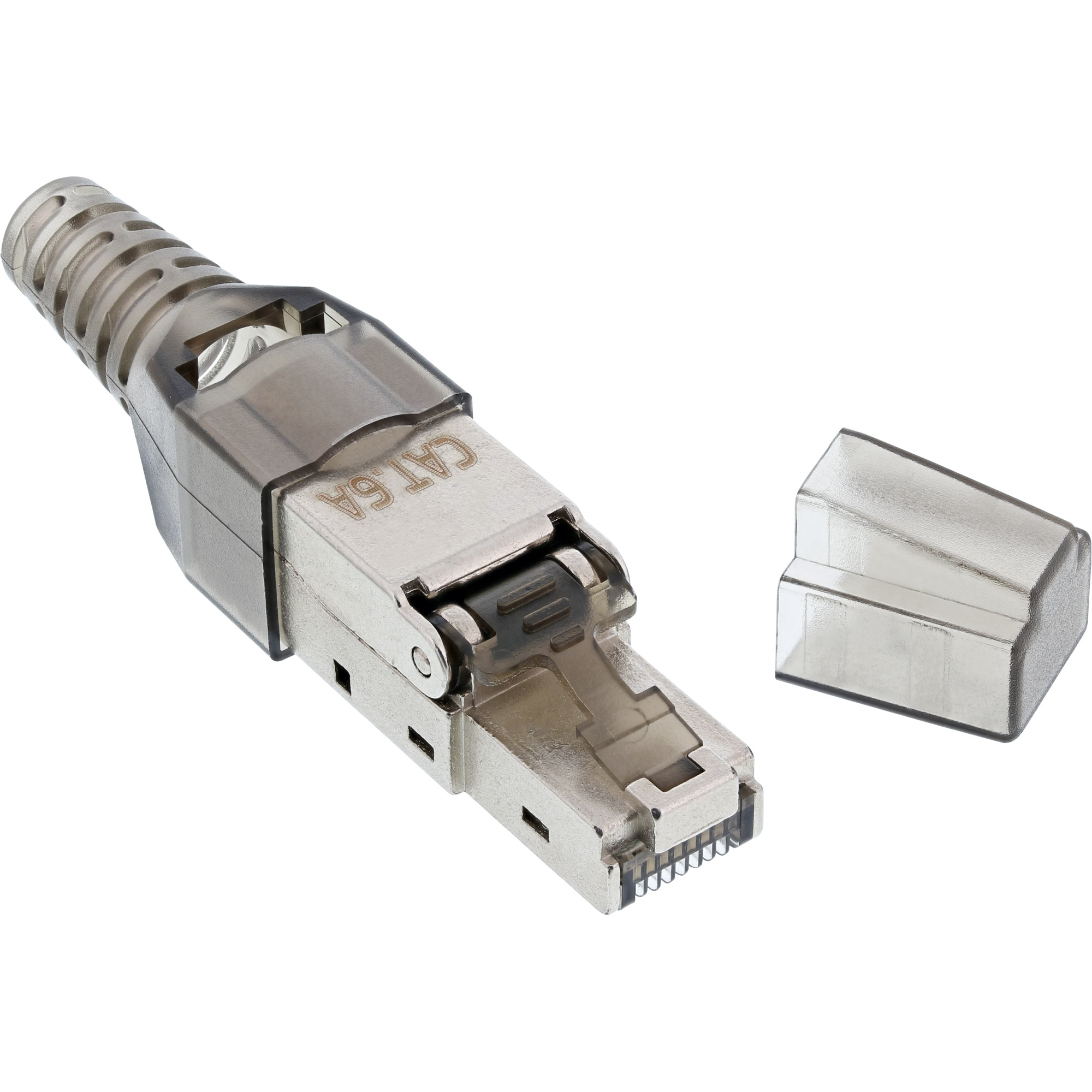Inline® RJ45 Stecker Cat.6A 500MHz, feldkonfektionierbar, geschirmt