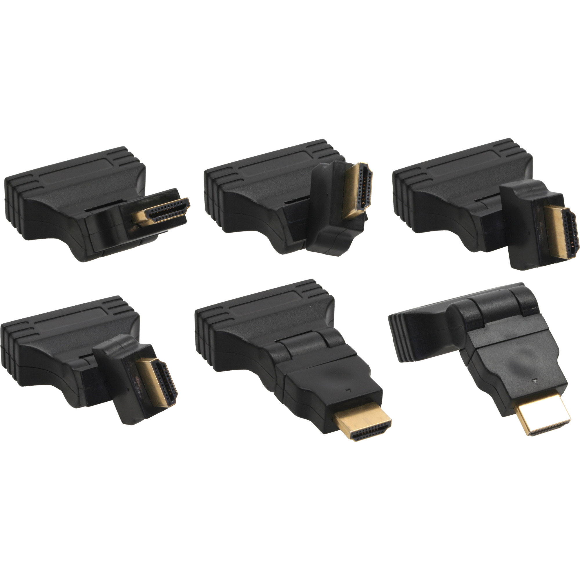 Inline® HDMI-DVI Adapter, 19pol Stecker auf 24+1 Buchse, mit 180° Winkel Inline® HDMI-DVI Adapter, 19pol Stecker auf 24+1 Buchse, mit 180° Winkel