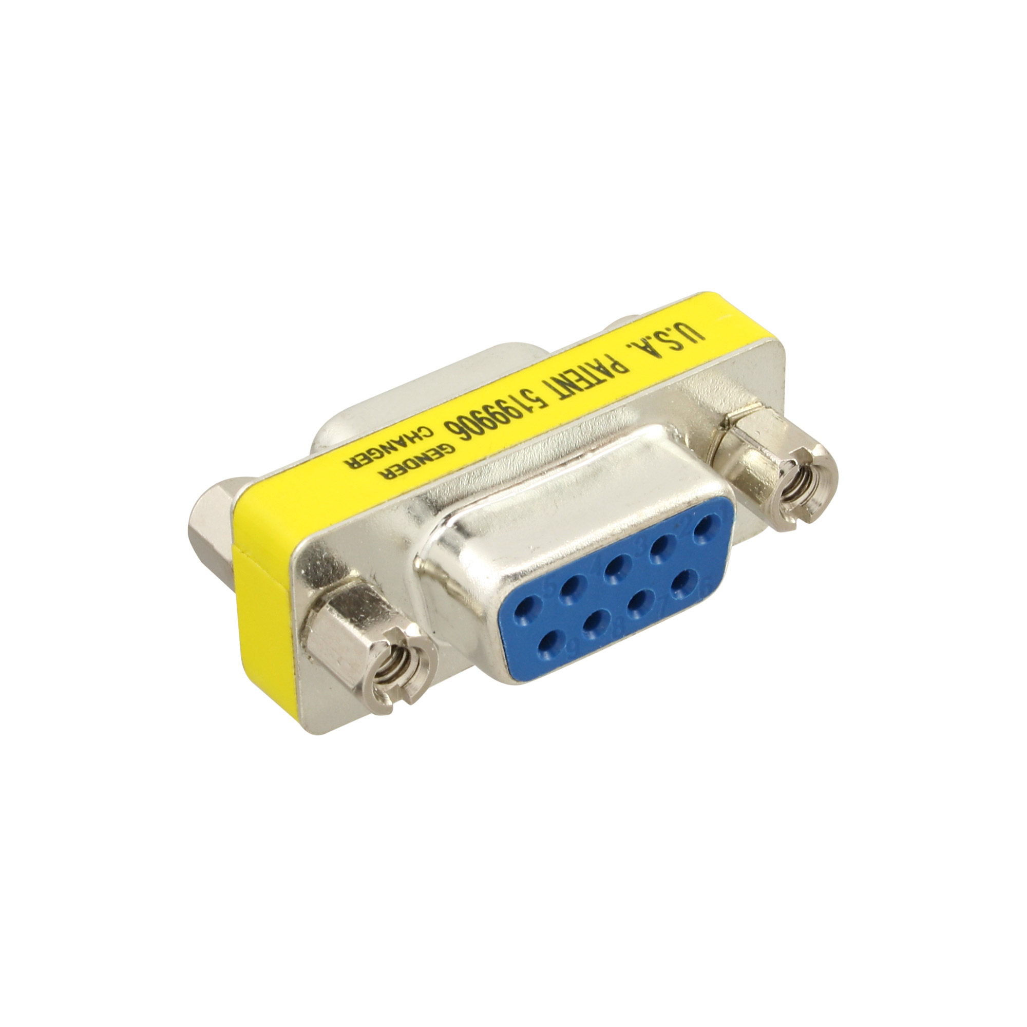 Inline® Mini-Gender-Changer, 9pol Buchse / Buchse