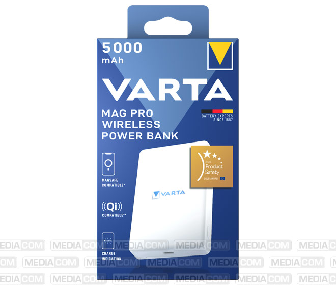 Akku Powerbank Mag Pro, 5.000mAh, Wireless, weiss Akku Powerbank Mag Pro, 5.000mAh, Wireless, weiss