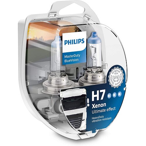 H7 24V 70W PX26d MasterDuty BlueVision 2 St. Philips
