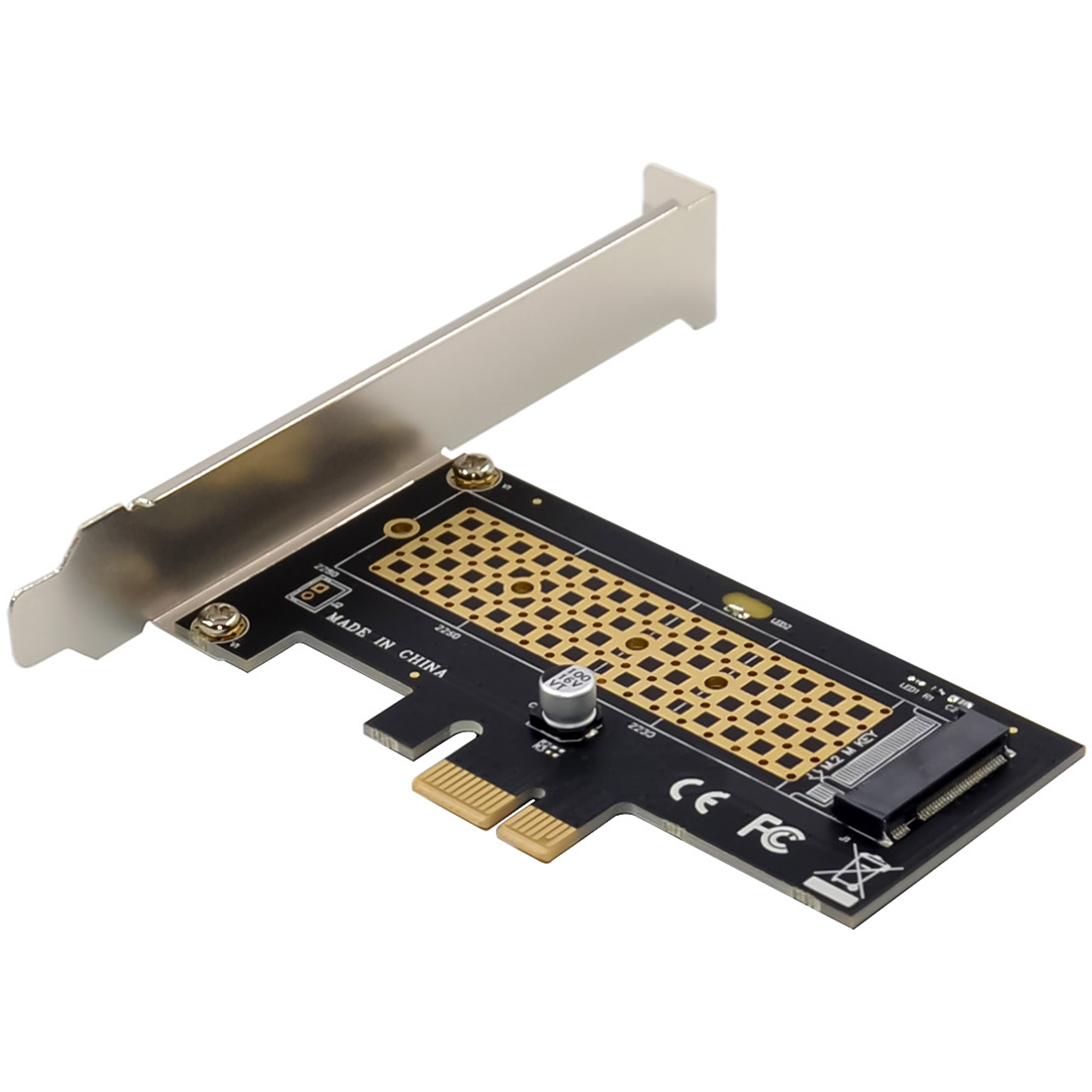 InLine® PCI Express Karte zu 1x intern NVMe M.2 Key M, PCIe x1 InLine® PCI Express Karte zu 1x intern NVMe M.2 Key M, PCIe x1