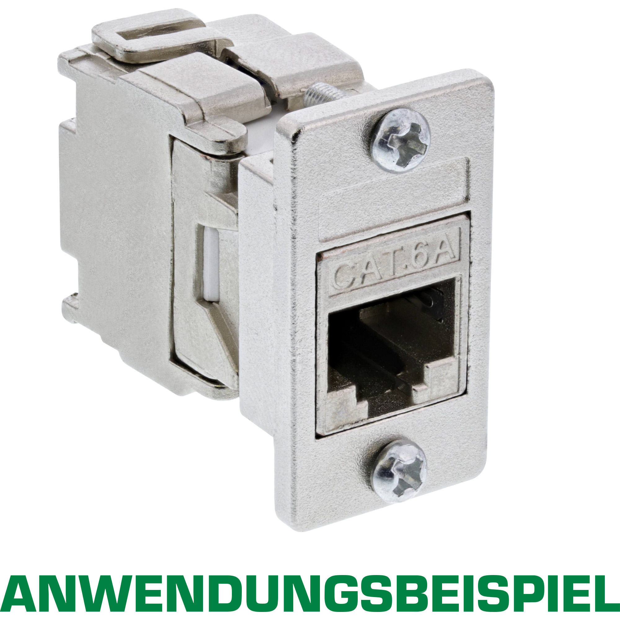 Inline® Keystone SNAP-In Modulhalter, 1-fach, Metall, für flache Oberflächen