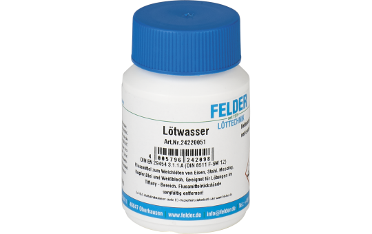 Lötwasser FELDER, 100ml, DIN EN 29454 3.1.1.A