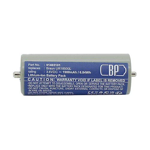 Rasiererakku LiIon 3,6V 1900mAh passend für Braun Series 7 Rasiererakku LiIon 3,6V 1900mAh passend für Braun Series 7