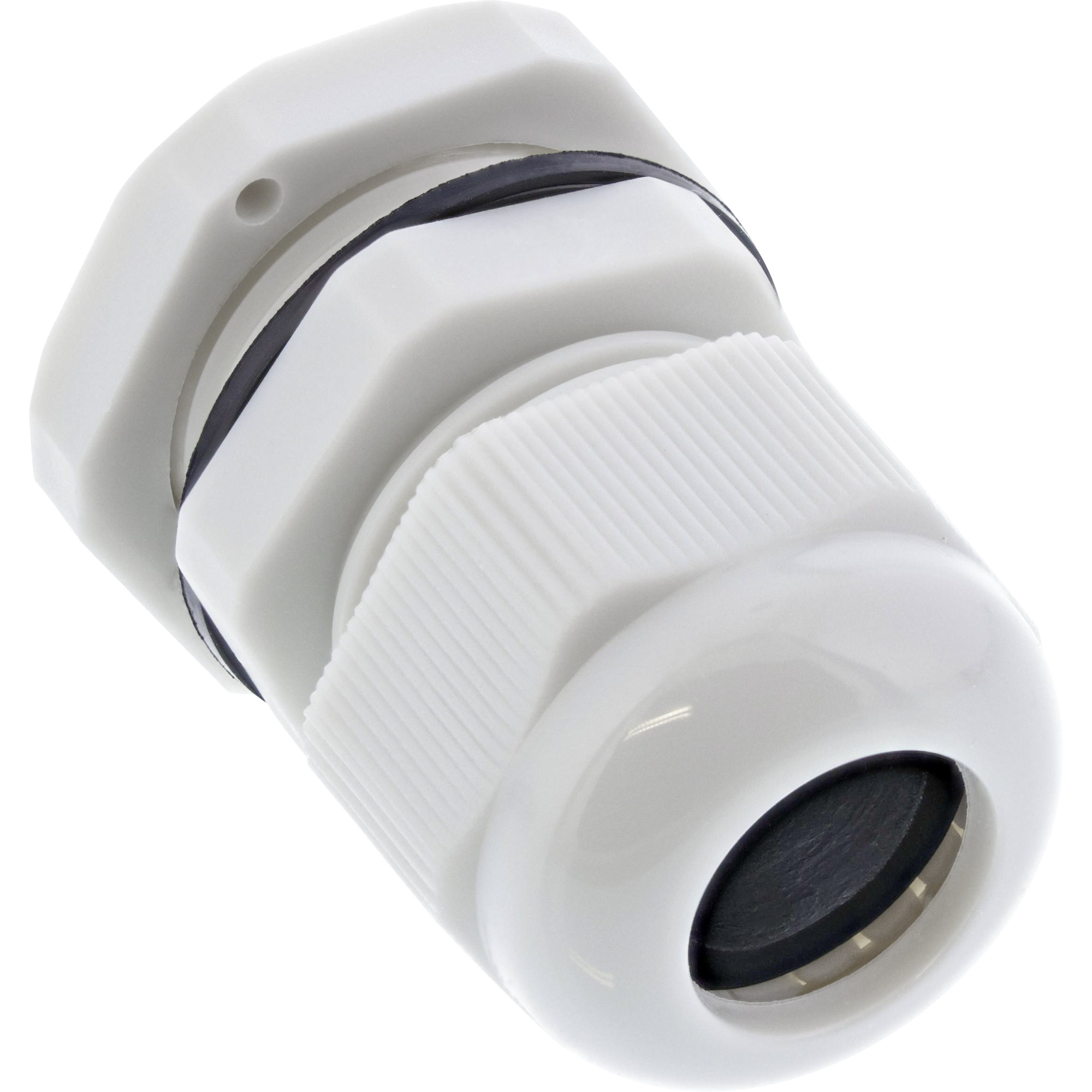 Inline® Kabeldurchführung PG 9 Nylon IP68 4-8mm, grau, 10 Stück