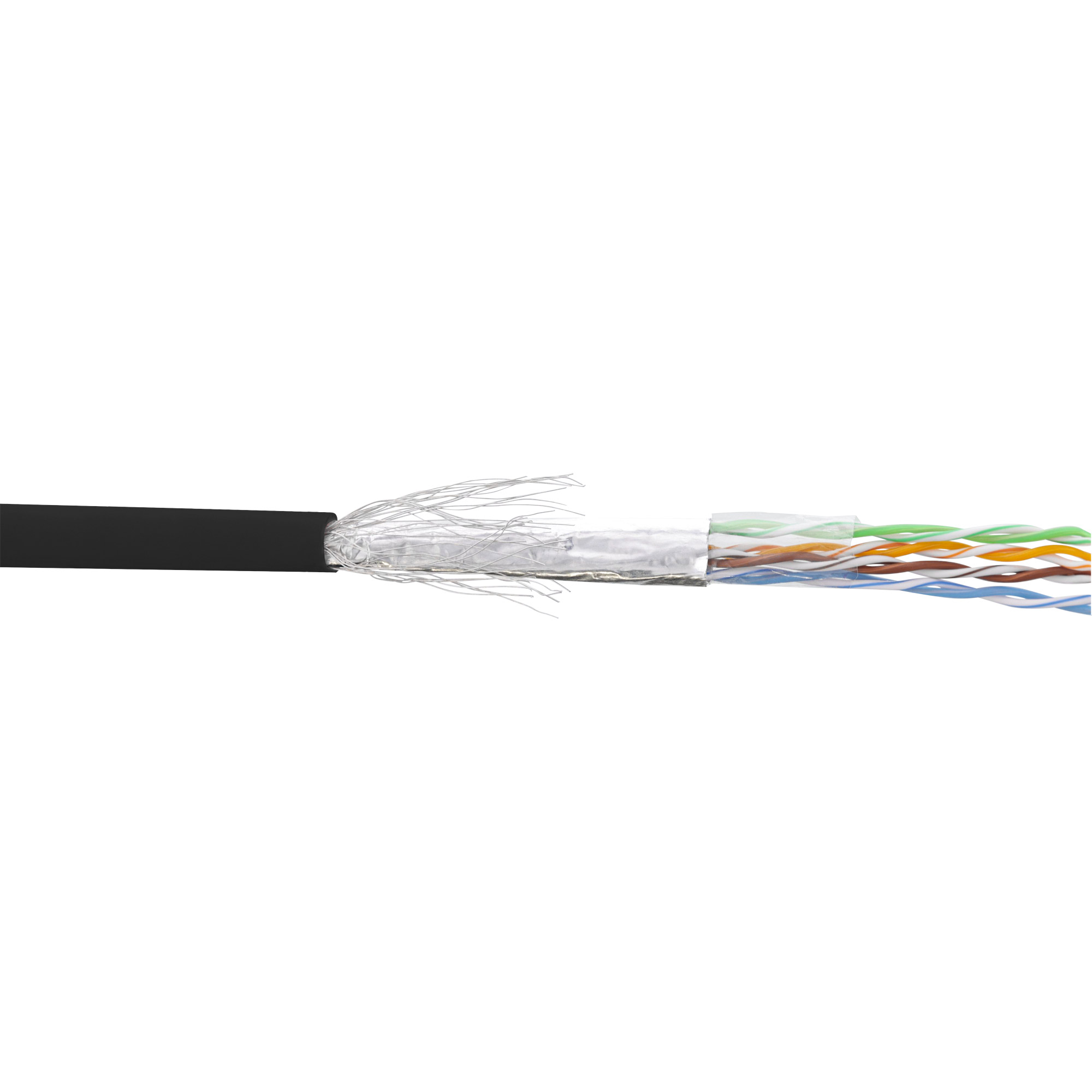 Inline® Patchkabel Cat.5e, schwarz, SF/UTP, AWG26, PVC, 100m Inline® Patchkabel Cat.5e, schwarz, SF/UTP, AWG26, PVC, 100m