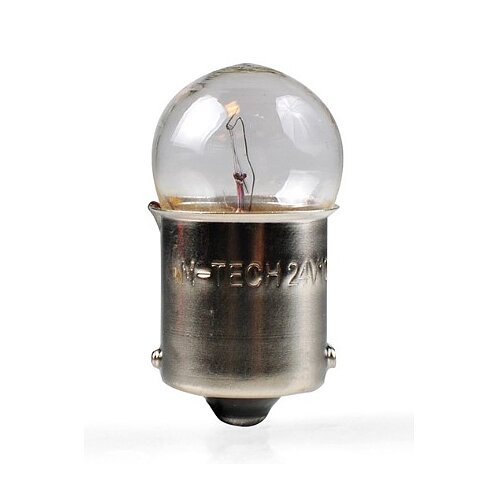 Glühlampe M-TECH R10W BA15s 10W G18 CLEAR 24V