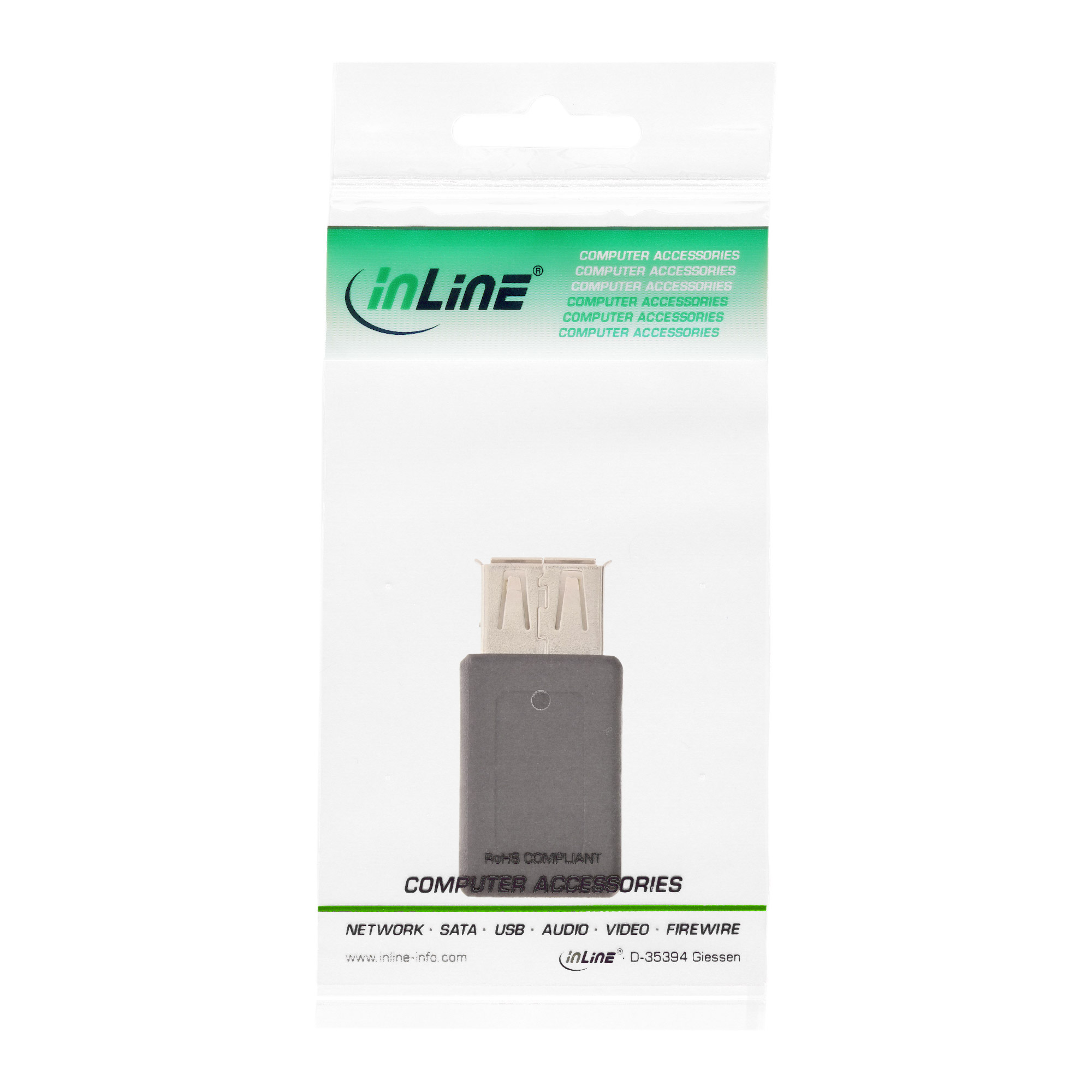 Inline® Micro-USB Adapter, USB A Buchse an Micro-USB B Buchse