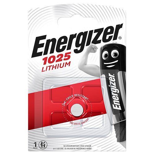 Energizer CR1025 3V Lithium Knopfzelle Batterie 10er Verpackung Energizer CR1025 3V Lithium Knopfzelle Batterie 10er Verpackung
