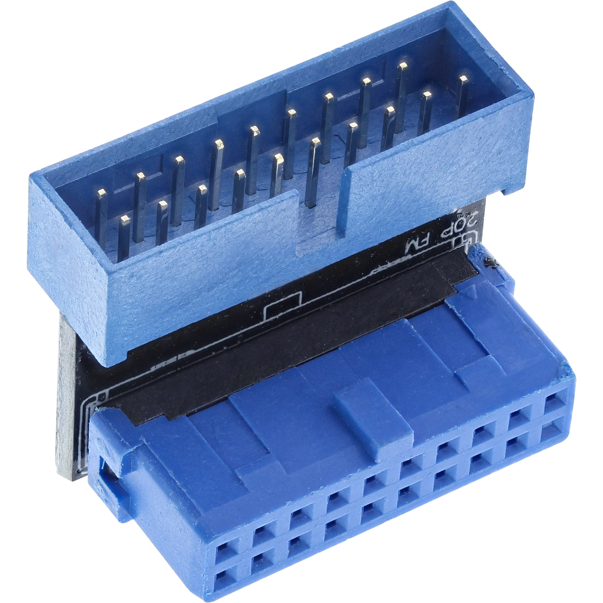 Inline® USB 3.0 Adapter intern, Pfostenanschluss Stecker/Buchse, unten gewinkelt Inline® USB 3.0 Adapter intern, Pfostenanschluss Stecker/Buchse, unten gewinkelt