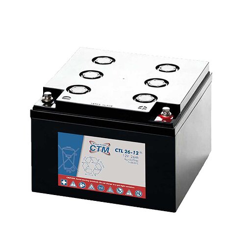 CTM CTL26-12 12V 26Ah Long Life CTM CTL26-12 12V 26Ah Long Life