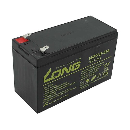 Kung Long WP7.2-12A/F2 12V 7,2Ah mit 6,3mm Faston