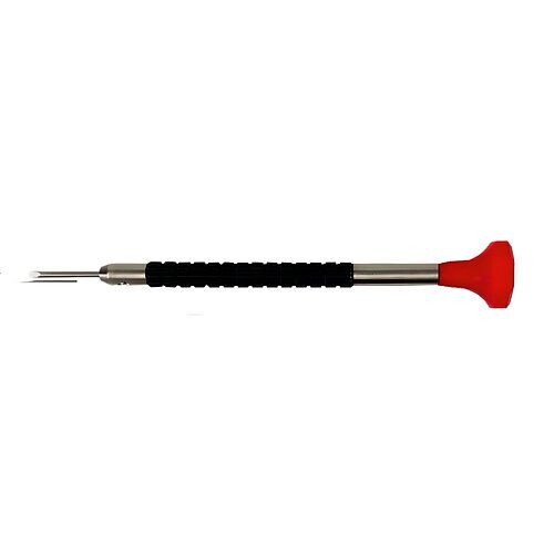 Swisotech - Uhrmacher Schraubendreher Schlitz 1,2mm Rot