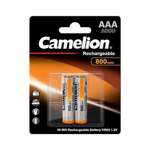 2x Camelion NiMH AAA Micro 800mAh HR03 Classic Akku 2x Camelion NiMH AAA Micro 800mAh HR03 Classic Akku
