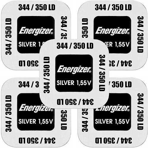 Energizer SR42 350 / 344 MultiDrain Silberoxid Batterie 1,55V - 5er Verpackung Energizer SR42 350 / 344 MultiDrain Silberoxid Batterie 1,55V - 5er Verpackung