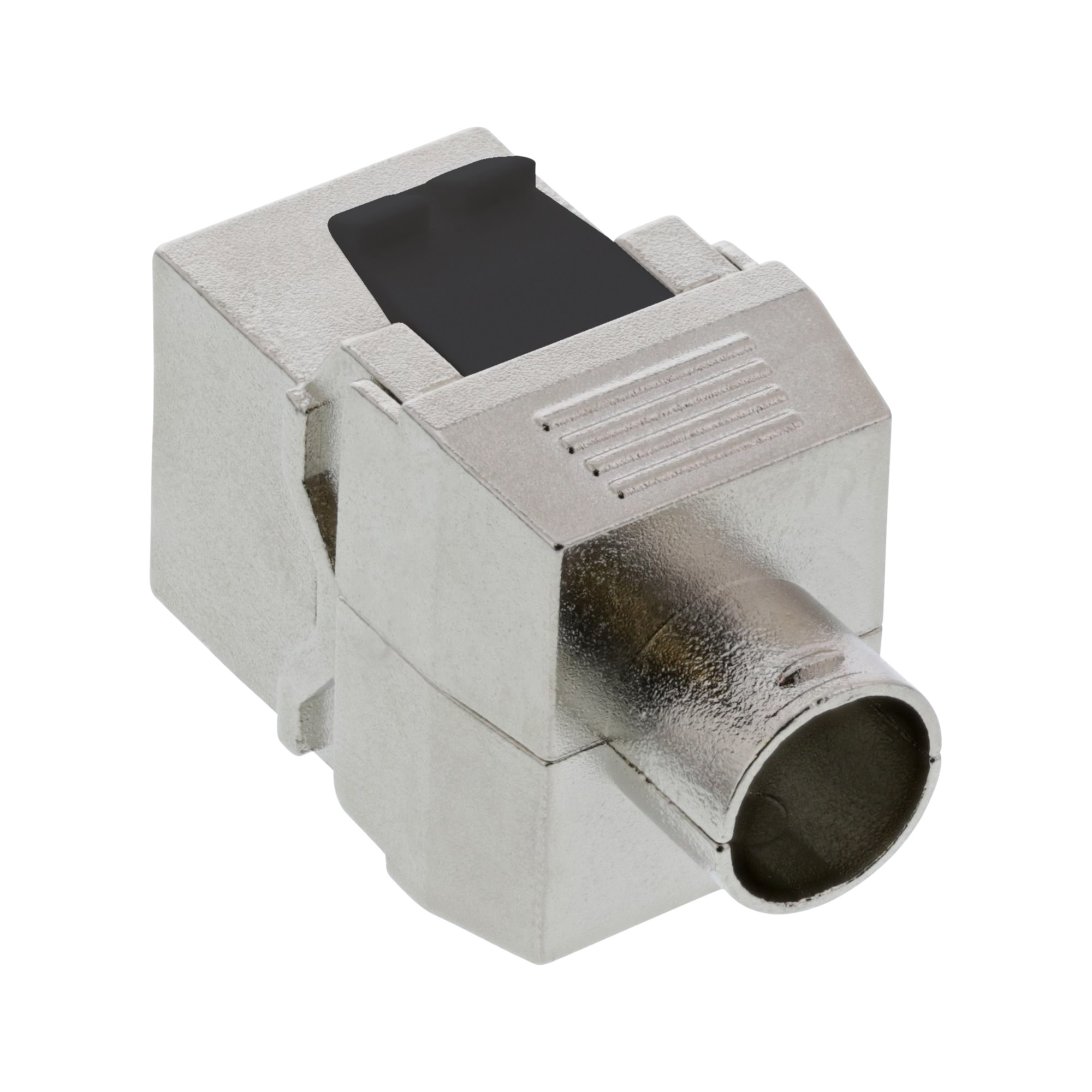 Inline® Keystone RJ45 Buchse, SNAP-In, Cat.6a, Schraubverschluss