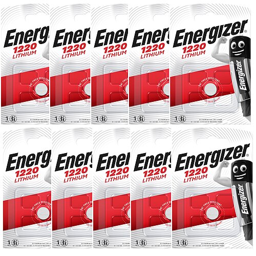 Energizer CR1220 Lithium Knopfzelle 3V Batterie - 10er Verpackung