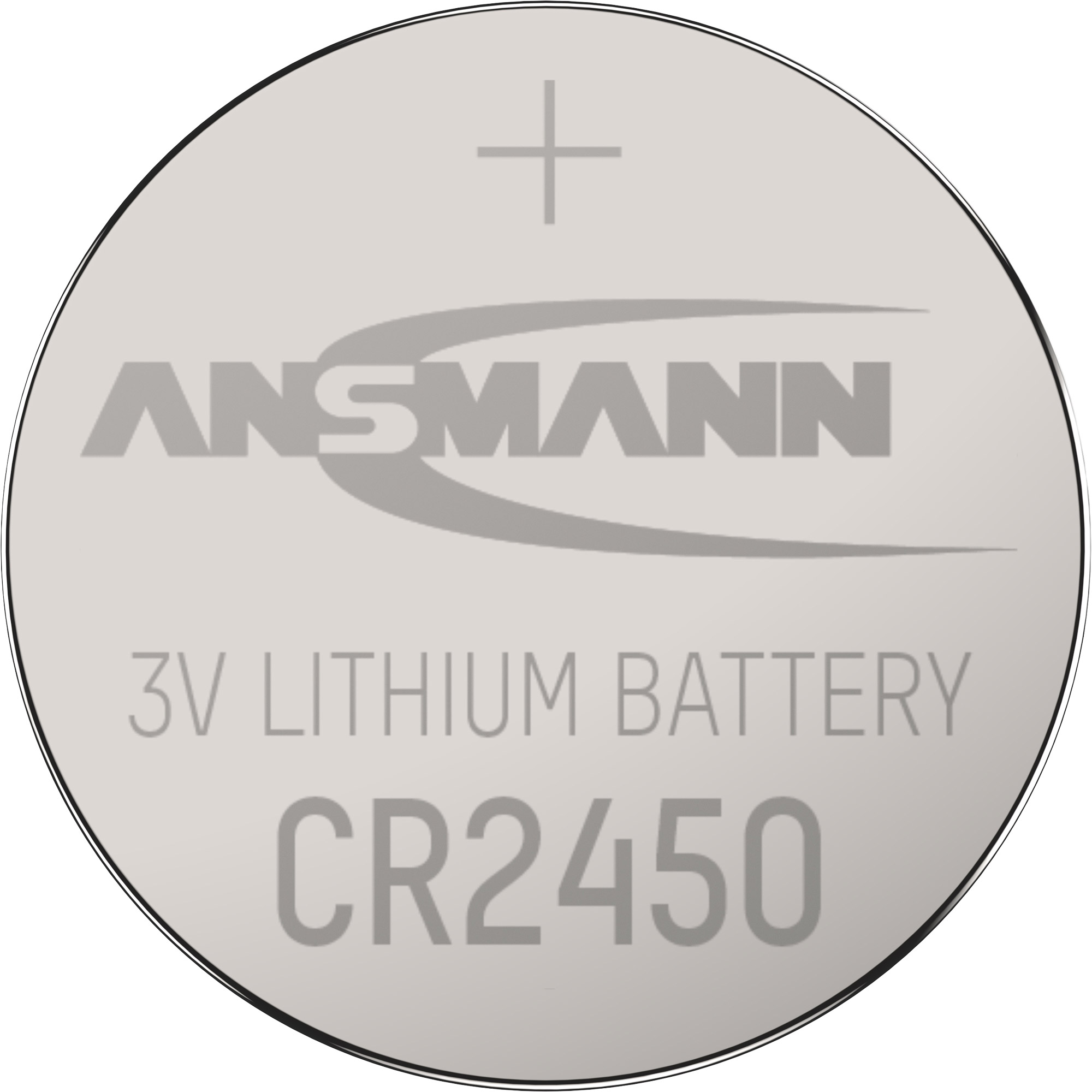 Ansmann CR2450 Lithium Knopfzelle 3V Batterie - 1er Verpackung