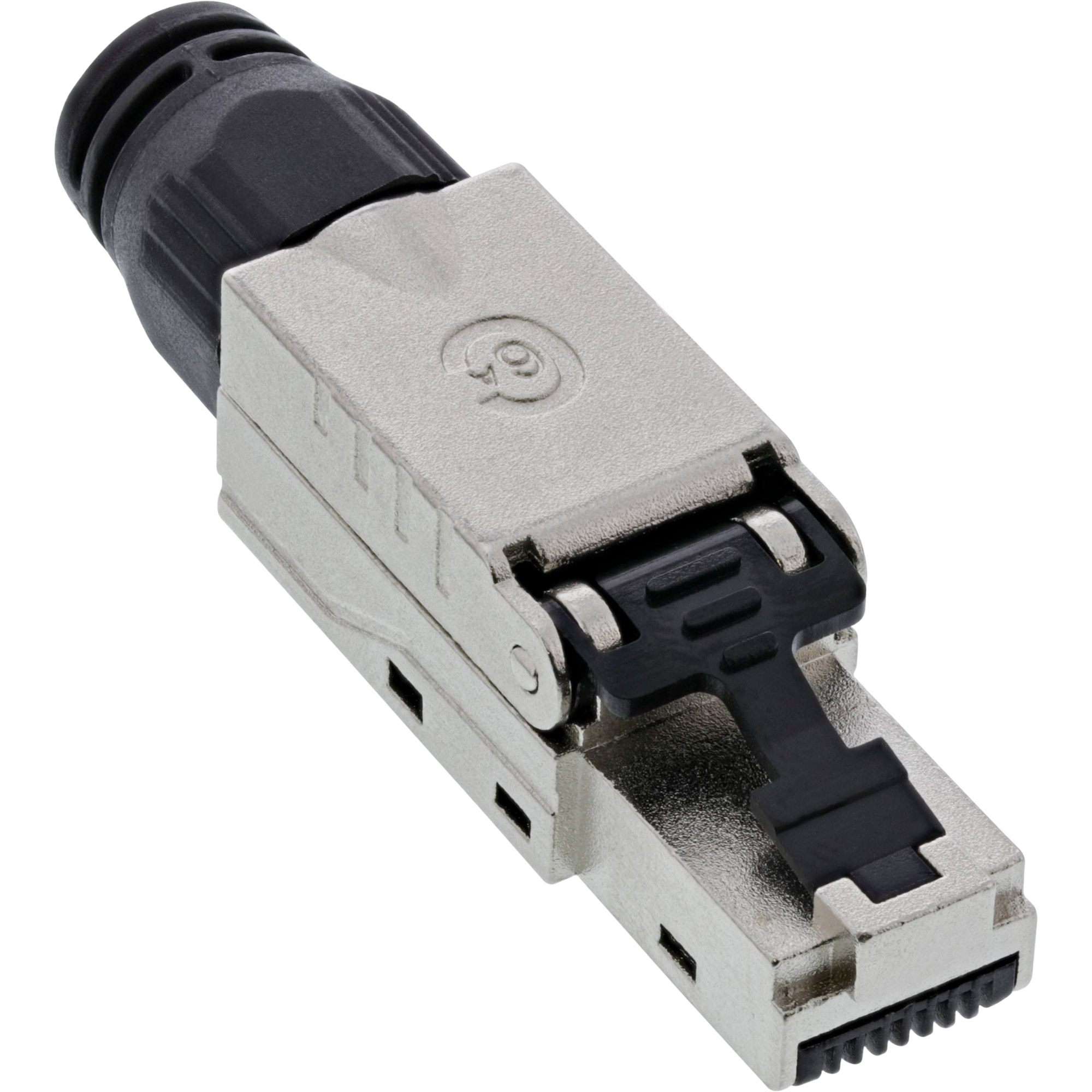 Inline® RJ45 Stecker Cat.6A 500MHz, feldkonfektionierbar, geschirmt, Schraubv.