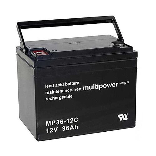 Multipower MP36-12C AGM 12 V 36 Ah - M6 Schraubanschluss