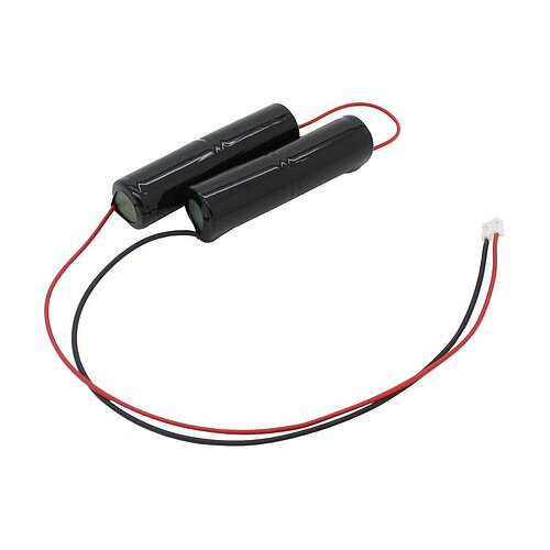 Notleuchtenakku NiMH 4,8V 3000mAh 2x L1x2 Sub-C mit Kabel Stecker Notleuchtenakku NiMH 4,8V 3000mAh 2x L1x2 Sub-C mit Kabel Stecker