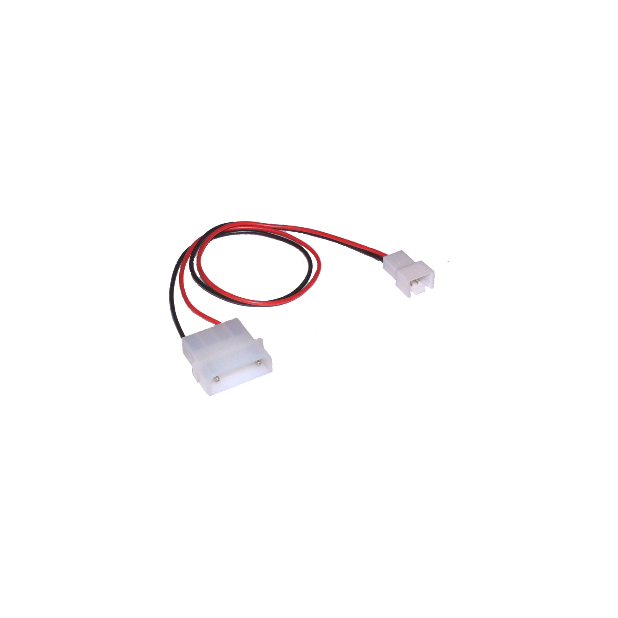 Inline® Lüfter Adapterkabel, 12V zu 7V, 0,3m