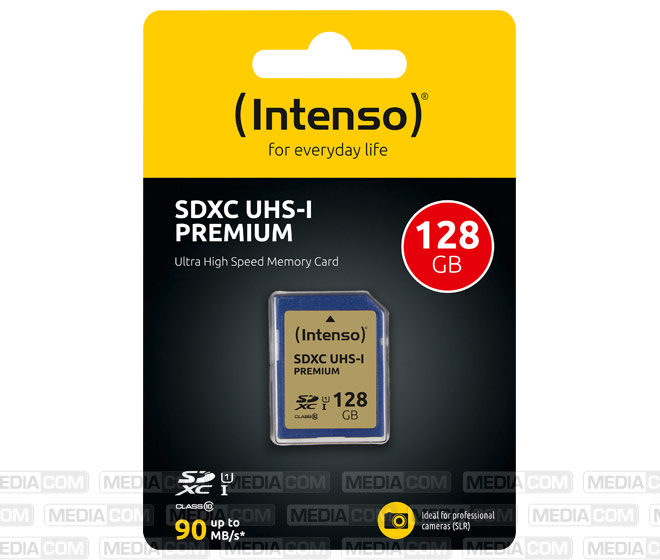 SDXC-Card 128GB, Premium, Class 10, U1, UHS-I