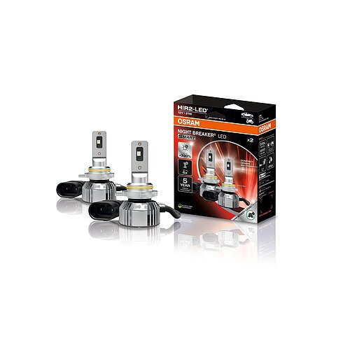 OSRAM HIR2 NIGHT BREAKER LED SMART +330% StVZO-Konforme LED 2 Stück