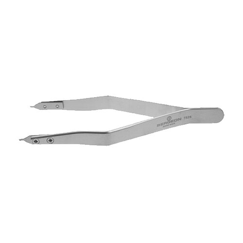 Bergeon 7825 Spezial Kornzange für Federstege aus anodisiertem Aluminium