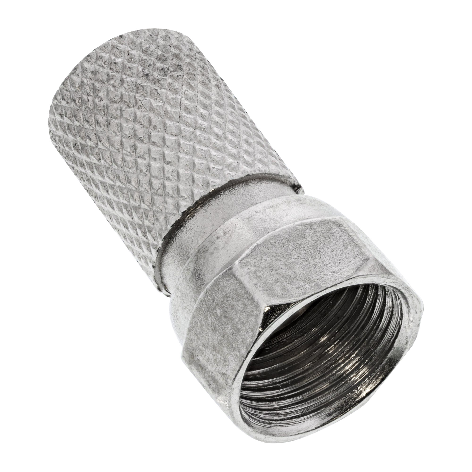 7.5mm - Inline® F-Stecker, für Koaxialkabel mit Aussenmantel