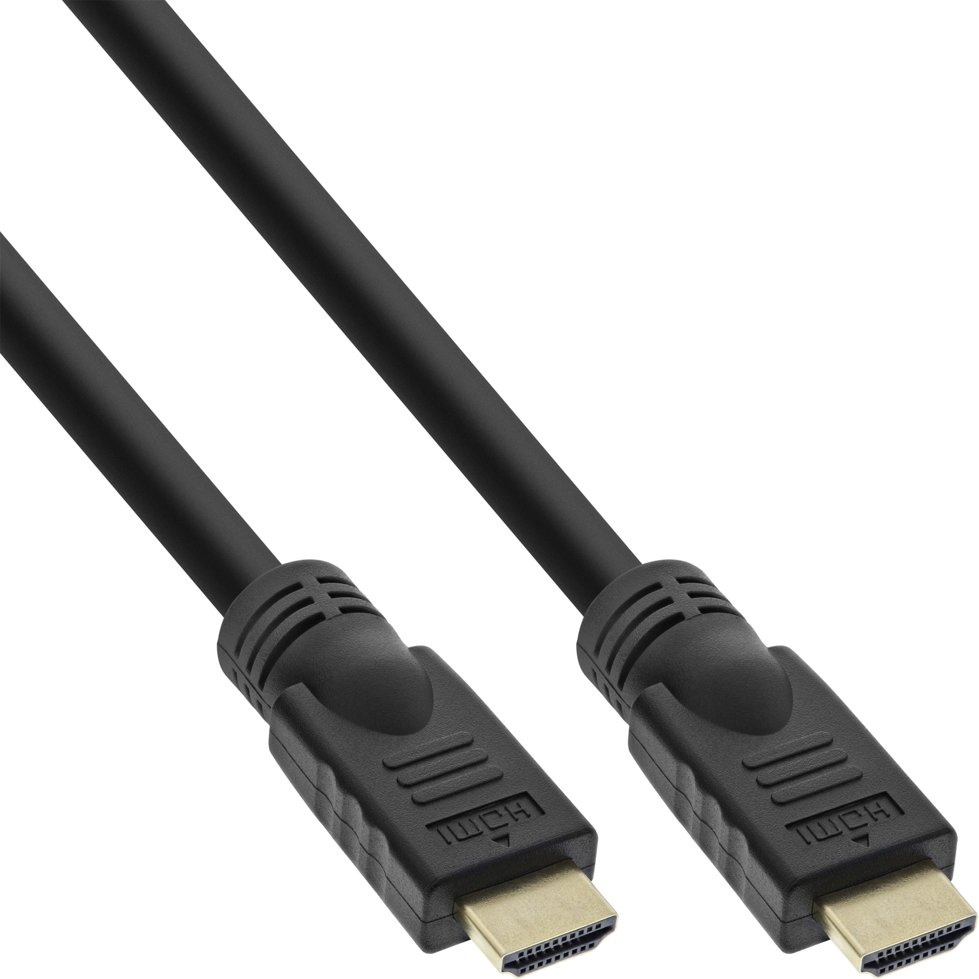 Inline® HiD HDMI Kabel, HDMI-HS mit Eth,, Premium, 4K2K, ST / ST, gold, 12,5m