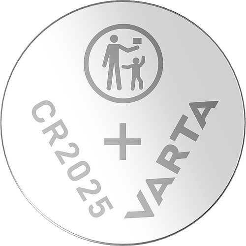 Varta CR2025 Lithium Knopfzelle 3V Batterie - 1er Bulk