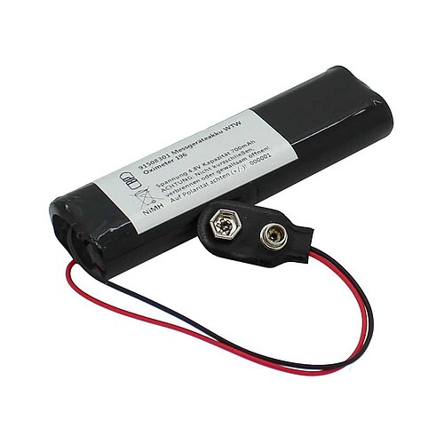 Messgeräteakku NiMH 4,8V 900mAh passend für WTW Oximeter 196 Messgeräteakku NiMH 4,8V 900mAh passend für WTW Oximeter 196