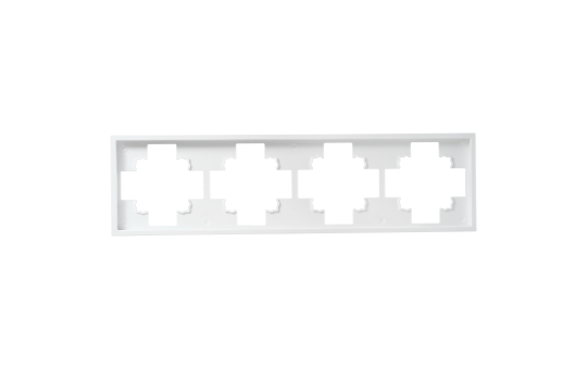 Rahmen McPower ''Shallow'' 4-fach, weiß