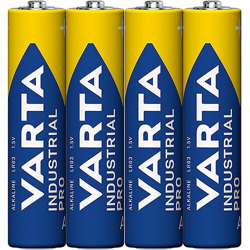 4x Varta Pro Industrial AAA Micro LR03 Alkaline Batterie 4x Varta Pro Industrial AAA Micro LR03 Alkaline Batterie