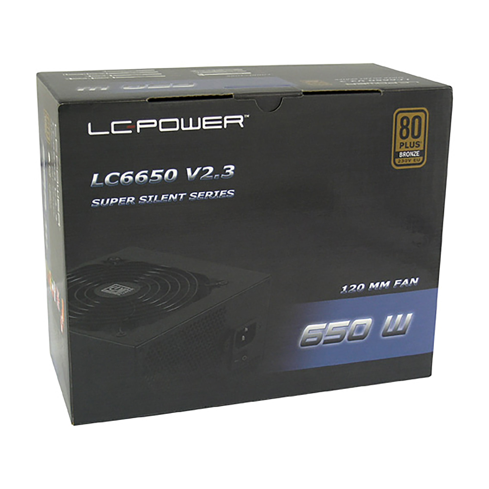 LC-Power LC6650 V2.3, ATX-Netzteil Super-Silent-Serie, 650W, 80+ BRONZE LC-Power LC6650 V2.3, ATX-Netzteil Super-Silent-Serie, 650W, 80+ BRONZE