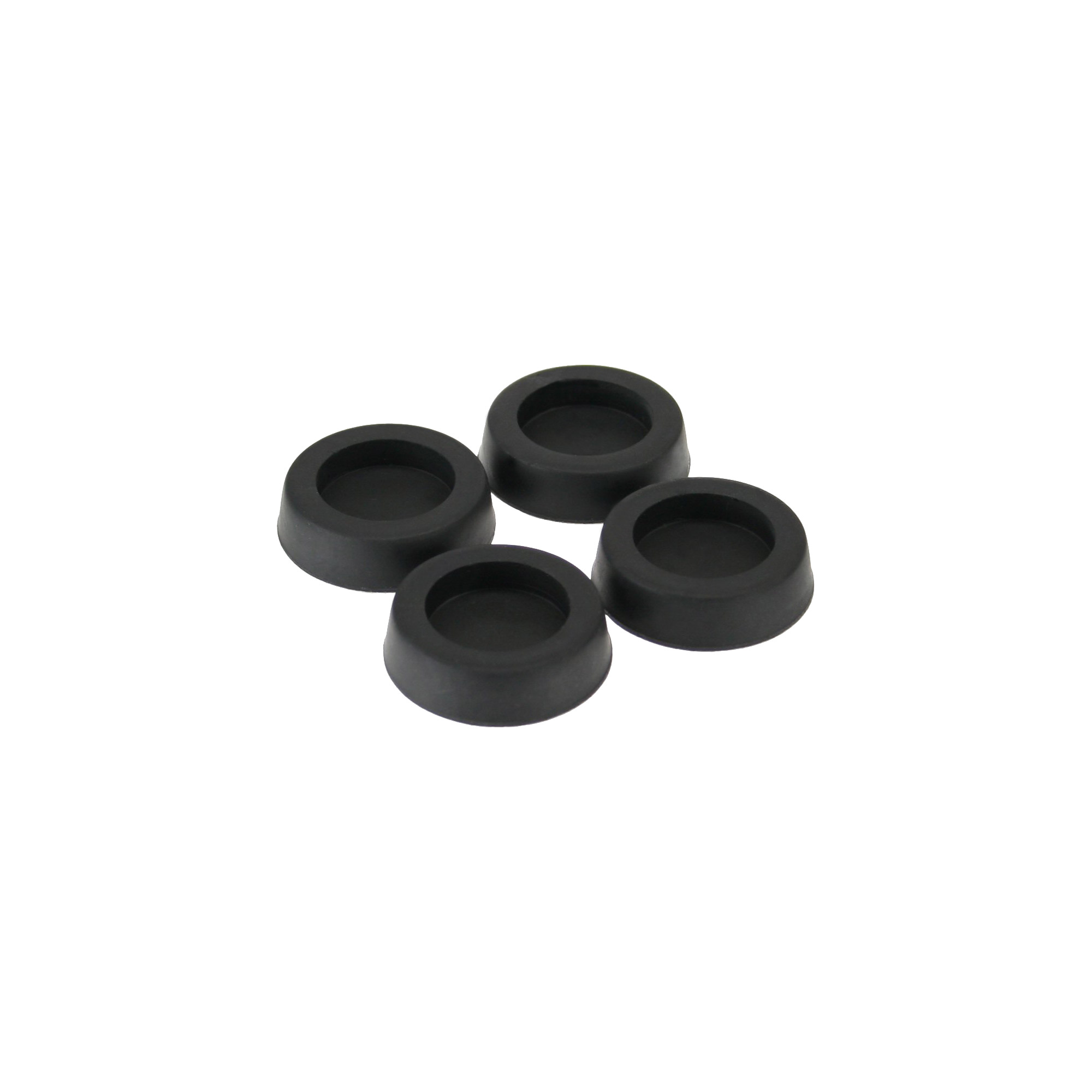 Inline® Gummi-Füße, für PC gehäuse, 4er Pack, schwarz Inline® Gummi-Füße, für PC gehäuse, 4er Pack, schwarz