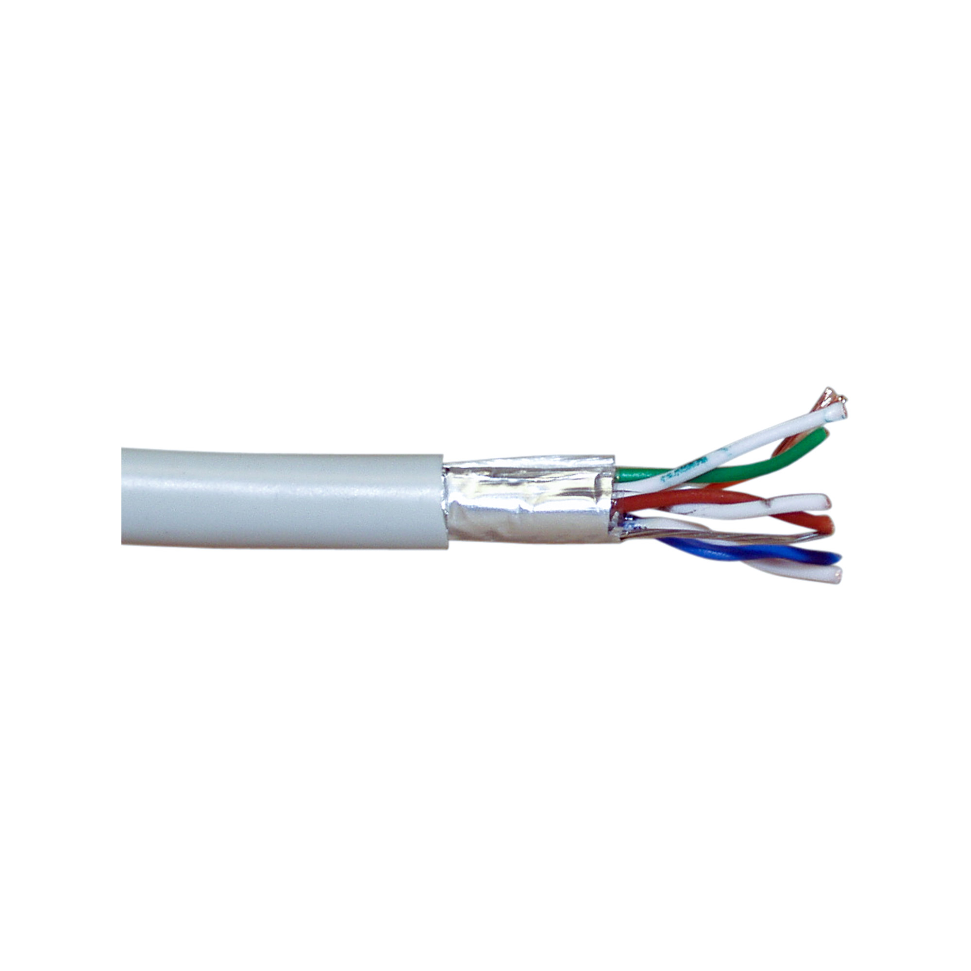 Inline® Patchkabel Cat.5e, grau, F/UTP, AWG26 CCA, PVC, 100m