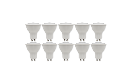 LED-Strahler McShine ''PV-50-10'' GU10, 5W, 400lm, 110°, 3000K,warmweiß, 10er-Pack LED-Strahler McShine ''PV-50-10'' GU10, 5W, 400lm, 110°, 3000K,warmweiß, 10er-Pack